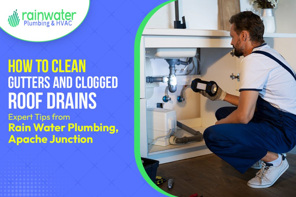 How to Clean Gutters and Clogged Roof Drains - Expert Tips from Rain Water Plumbing, Apache Junction